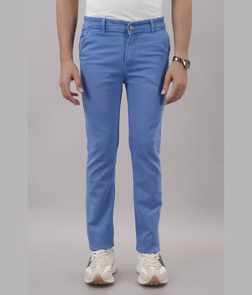 MOUDLIN Slim Fit Clean Look Men's Jeans - Light Blue ( Pack of 1 )