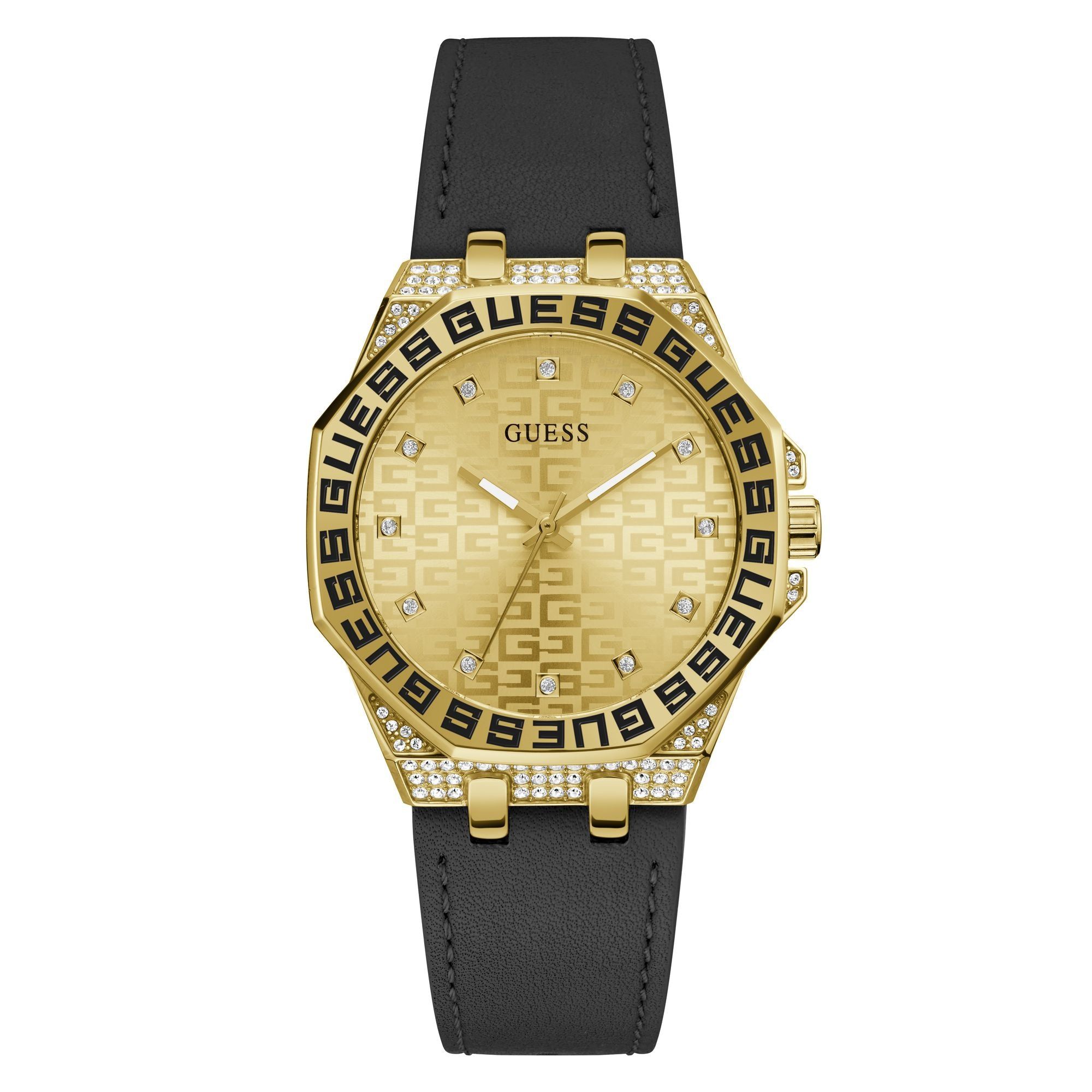 Guess Champagne Dial Analog Women Watch - GW0547L3-Gold