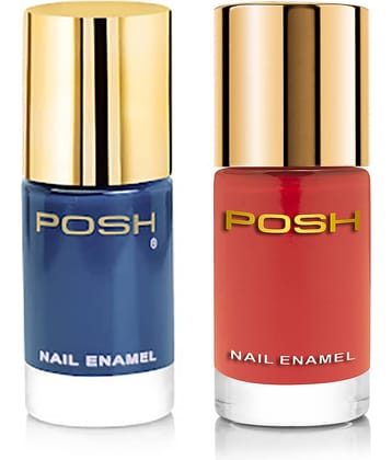 Posh Nail Polish Multi Glossy Pack of 2 9 mL