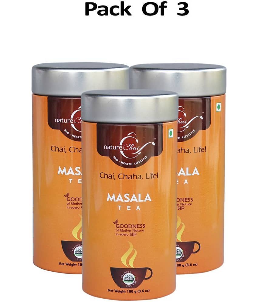 nature Chai Masala Chai Loose Leaf 100 gm Pack of 3