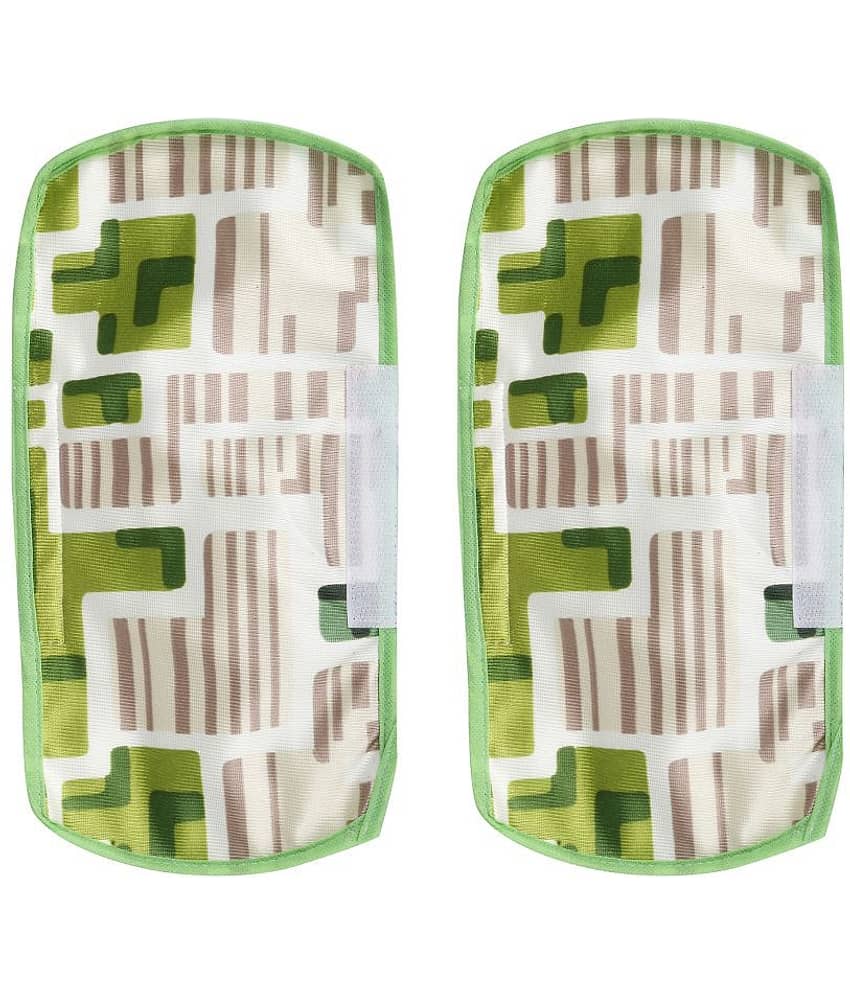E-Retailer Set of 2 Polyester Green Fridge Handle Cover
