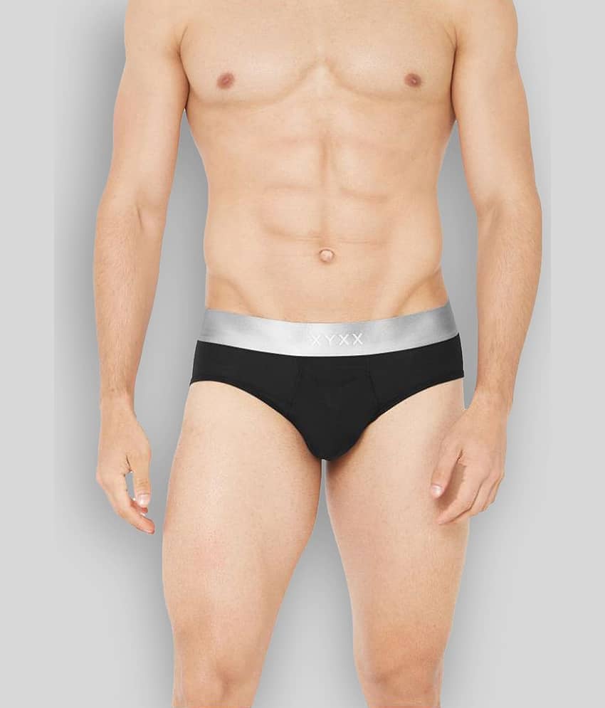 XYXX Pack of 1 Modal Briefs For Men's ( Black )