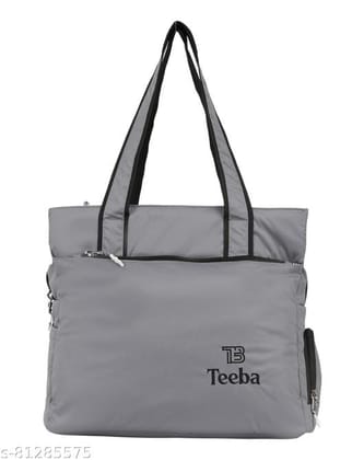 Teeba bags zulf women grey black shoulder bag extra spacious
