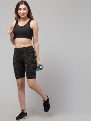WUGO::Latest Fancy High Quality Printed Sports Wear/Printed Gym Shorts/Printed Yoga Shorts/Cycling Shorts For Women's & Girls