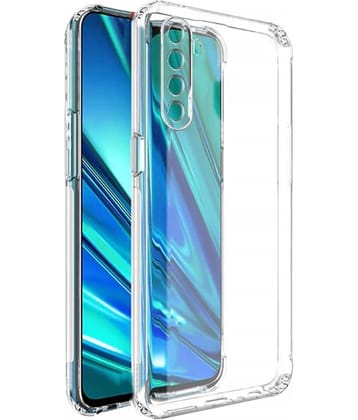 Case Vault Covers - Transparent Silicon Silicon Soft cases Compatible For Realme 6 Pro ( Pack of 1 )