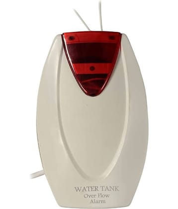 Leavess-Water Tank Overflow Alarm Sound High Quality Wired Sensor Security System (PACK OF 01)(Color/White)
