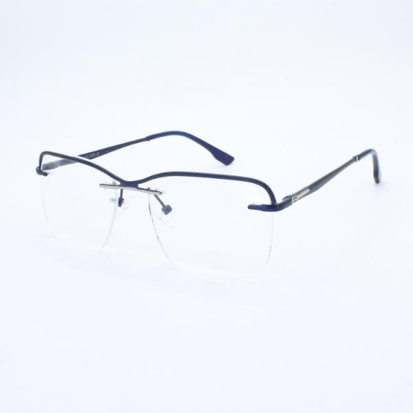 Lensoz Elite X Luxe Rimless Geometric 3 - Narrow - Master Blue