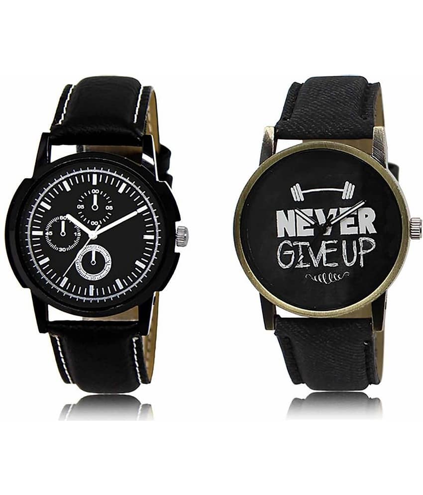 Lorem - Analog Watch Watches Combo For Men and Boys ( Pack of 2 )