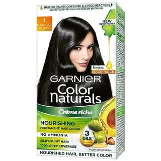 Garnier Color Naturals Cream Natural Black 1 Hair Color - 70ml+60g
