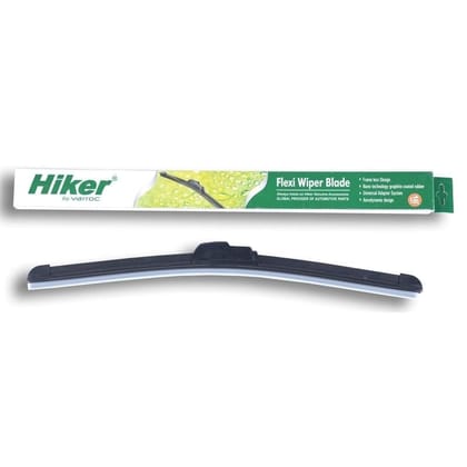 VARROC Wiper Blade Frameless 406 mm 16 in | Smooth & Silent Cleaning | Works in All Weathers | Anti-Corrosion Frame | Size 16-Inch