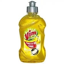 Vim Drop Lemon Liquid Dishwash Active Gel 250 Ml