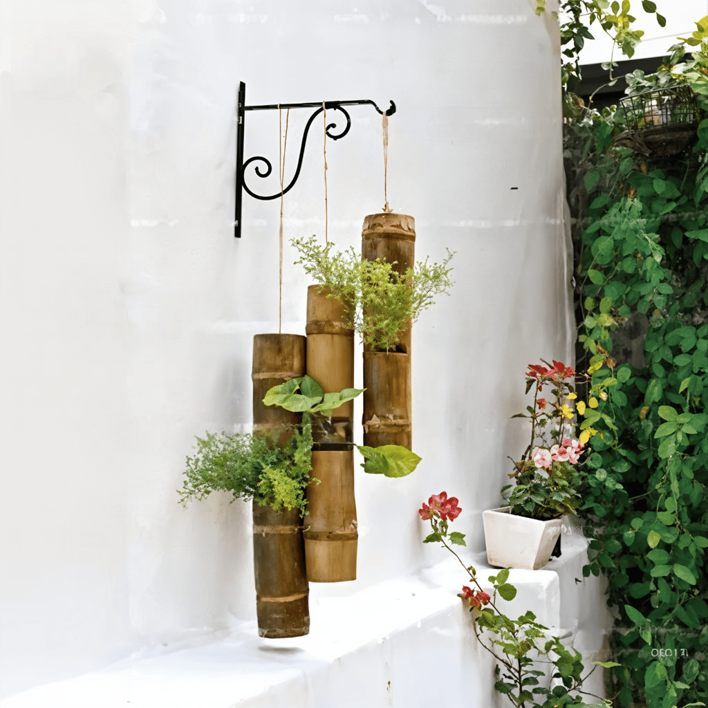 Bamboo Hanging Planter for Your Home Decoration
