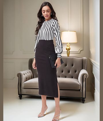 Zima Leto - Multicolor Crepe Women's A-line Dress ( Pack of 1 )