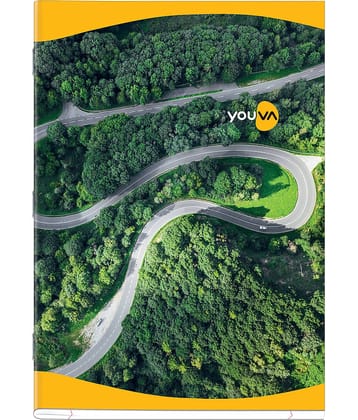 Navneet Youva | Soft Bound Long Notebook | A4 Size 21 cm x 29.7 cm | Single Line | 276 Pages| Pack of 6