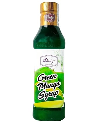 Dadaji Green Mango Syrup | 750ml | Sweet and Refreshing Sharbat | Cool Summer Refresher with Real Green Mango | Perfect for Cocktails, Mocktails & Juices | Ready to Mix