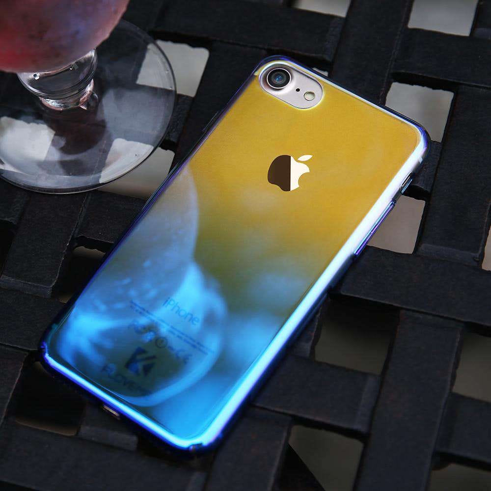 Shiny Blue Light Ray Ultra Thin Premium Case-iPhone 6/6S