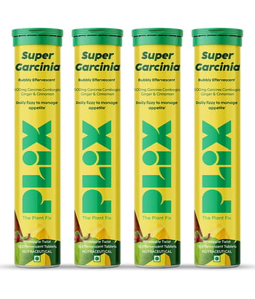 Plixgarcinia Cambogia Tablets For Weight Loss with ayurvedic herbsginger & Cinnamon 4 x 15 Tablets