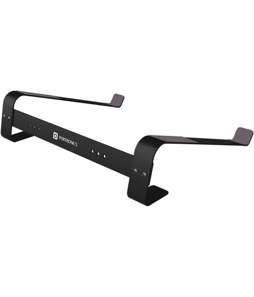 Portronics MY Buddy K 4:Portable Laptop Stand ,Black (POR 1460)