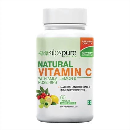 🎁 Natural Vitamin C Tablets (65% off)-60 Tablets