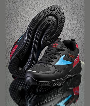 ASIAN TOOFAN-05 Black Men's Sports Running Shoes
