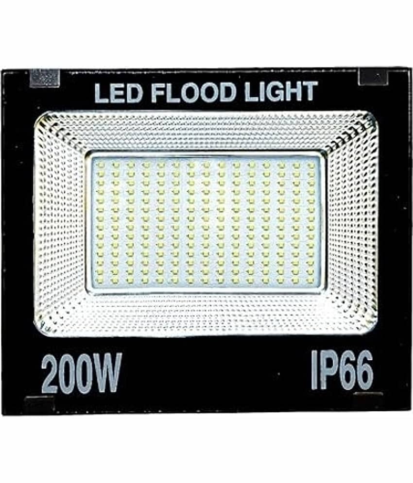 KCS LITE Cool Day Light 200W Watts Flood Light ( Pack of 1 )
