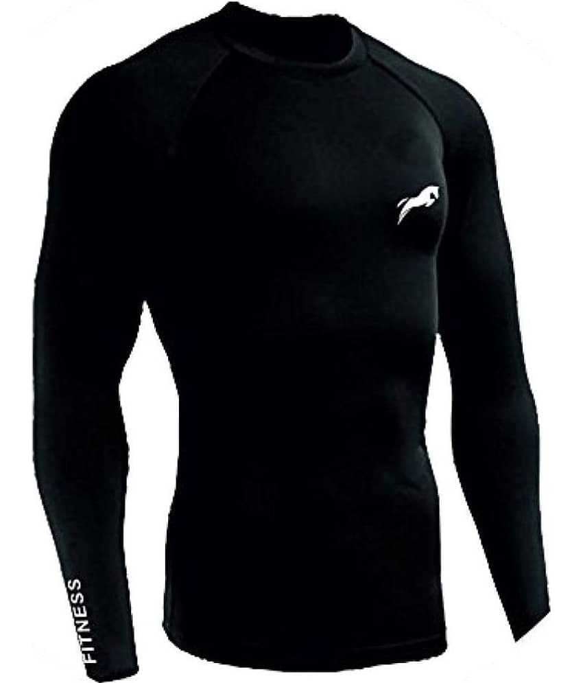 Rider Compression Top Full Sleeve Plain Athletic Fit Multi Sports Cycling, Cricket, Football, Badminton, Gym, Fitness & Other Outdoor Inner Wear