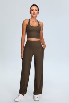 Lino Chocolate Light Trackies