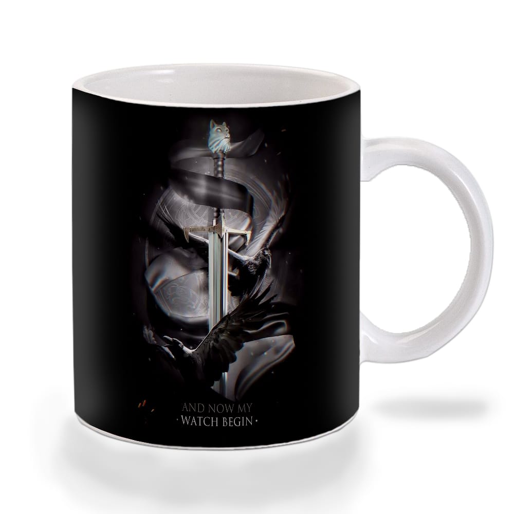 Multicolor Game Of Thrones And Now My Watch Begin Ceramic Mug