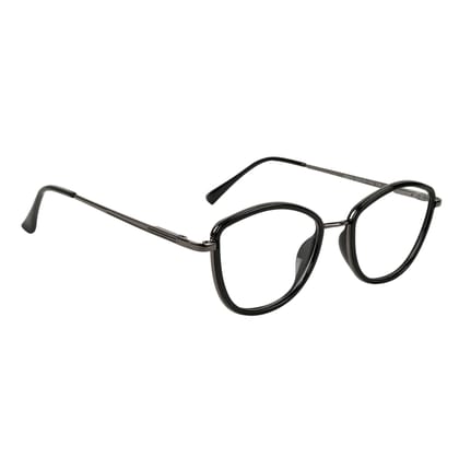 TERRY & CO Zero Power Blue Cut Eyeglasses | Metal Frame | Medium Size | Anti-Reflective, UV Protection, Lightweight | Spring Hinges | Unisex