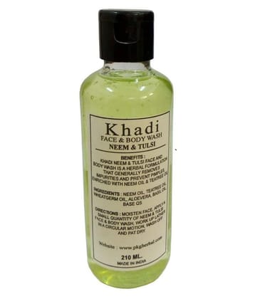 Khadi Herbal Neem & Tulsi Face & Body Wash 210 ml