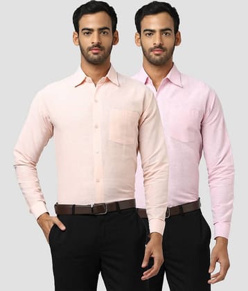 DESHBANDHU DBK - Multicolor Cotton Regular Fit Men's Casual Shirt (Pack of 2 )
