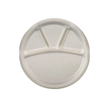 Eco Friendly Divided Plate 12 Pcs