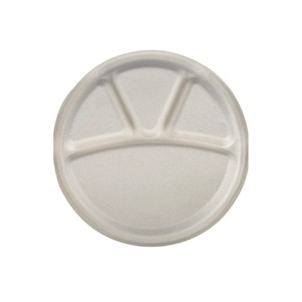 Eco Friendly Divided Plate 12 Pcs