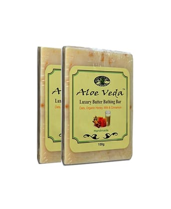 The Oats & Honey and Cinnamon & Coconut Soap Combo 200gms