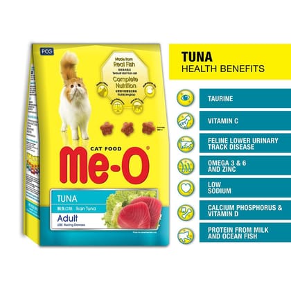 Me-O Cat Dry Food Adult Tuna 1.2kg