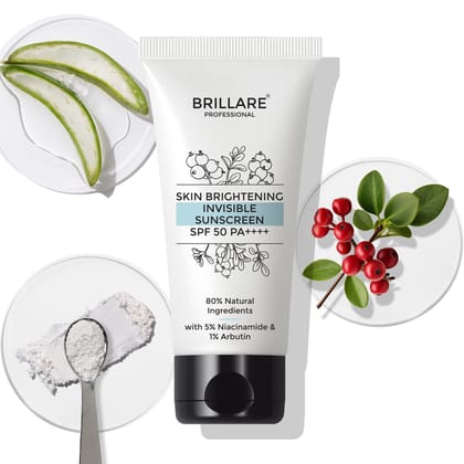 Skin Brightening Invisible Sunscreen with SPF50