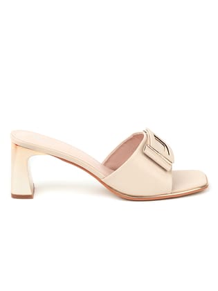 Delco Elegant Muse Slip-Ons-38 / Beige