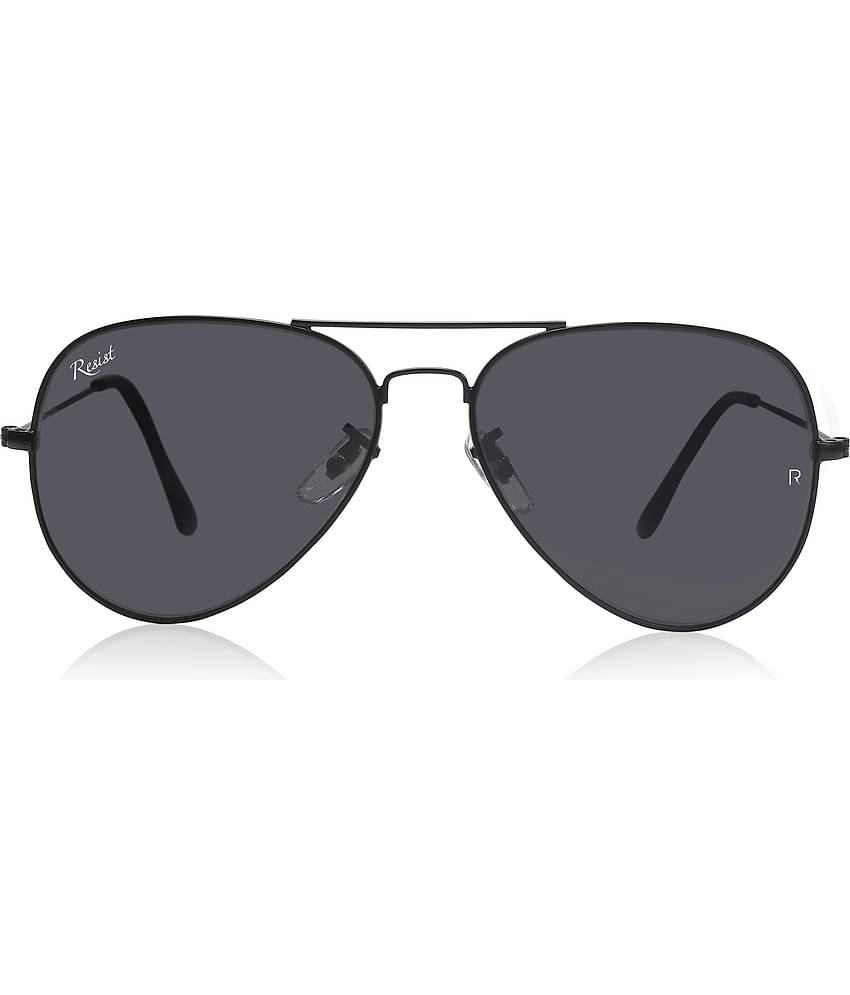 RESIST EYEWEAR Black Pilot Sunglasses ( Pack of 1 )