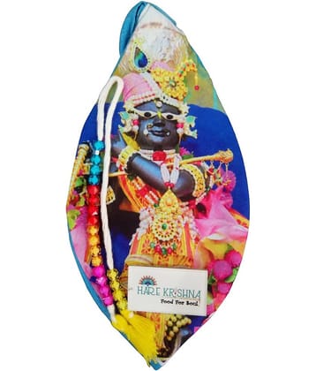 Hare Krishna Food For Sou Radha Raman ji |Jaap Bag For Daily Mantra Japa Mala Bag/Gaumukhi 1 ( Pack of 1 )