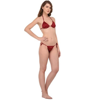 You Forever Satin Bra and Panty Set