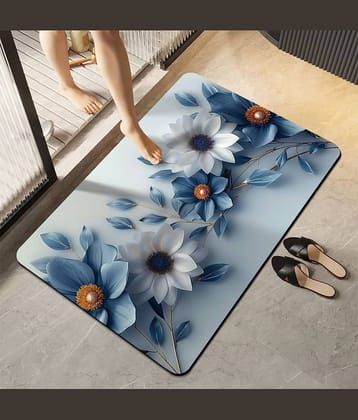 mahek accessories Anti-skid Rubber Bath Mat 40x60 cm ( Pack of 1 ) - Multi