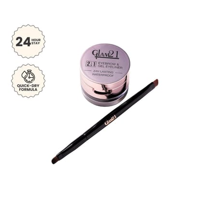 2-IN-1 Eyebrow & Gel Eyeliner-BLACK