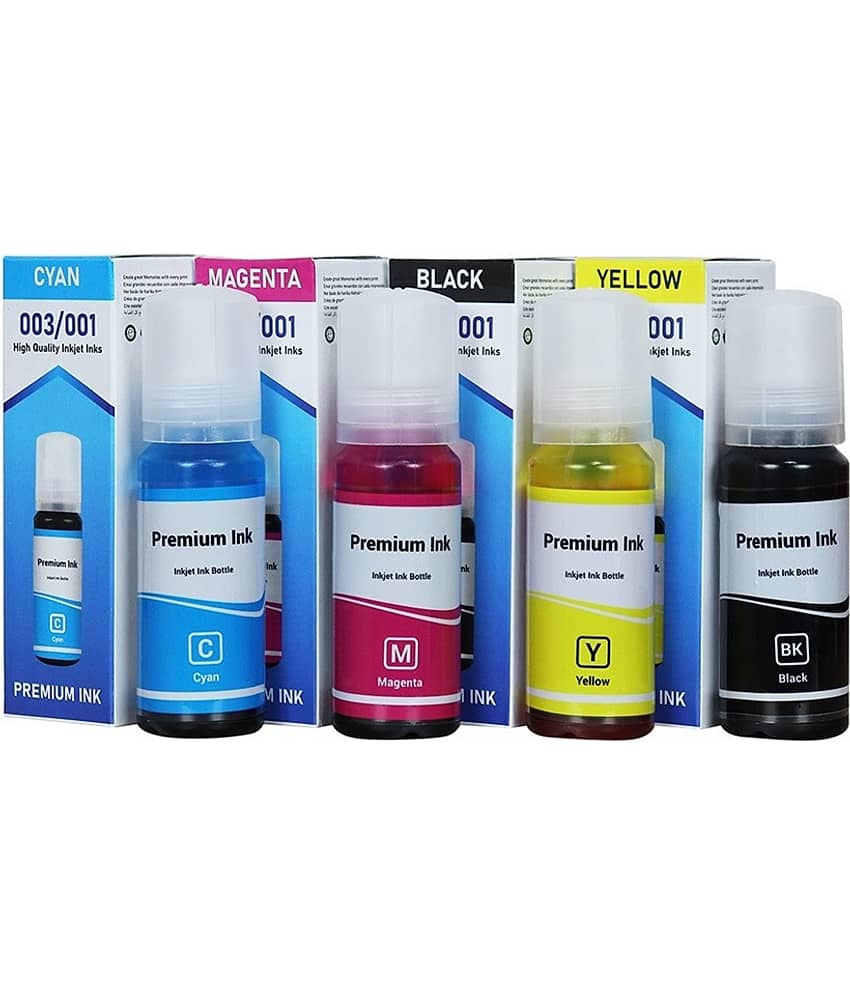 KALAR 003 L3110 Ink Multicolor Ink ( 70 ml ) Pack of 4 For EPSO_N L3110,L3150,L5190,L1110,L4150,L6170,L4160,L6190,L6160