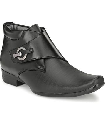 Aadi - Black Men's Derby Formal Shoes