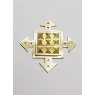 Jinashi Fashion Vastu Remedies Brass Four Direction Arrow with Pyramid Plate Vastu Correction  Positive Energy