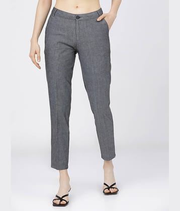 Tokyo Talkies Pack of 1 Cotton Tapered Women's Formal Pants ( Multicolor )