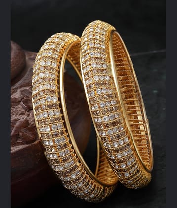 Sukkhi Gold Bangle Set ( Pack of 2 )