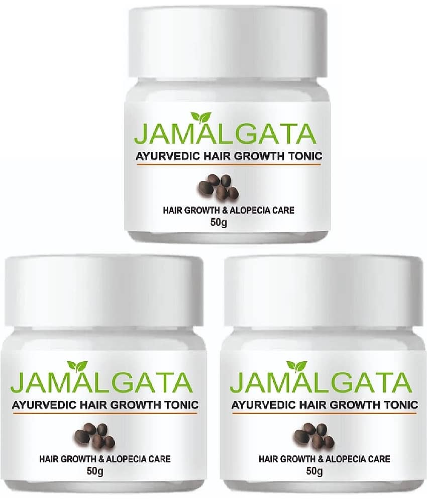 pink square Jamalgata Hair Growth Powder  For Prevents Hair Regrowth  50 gm Pack of 3