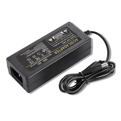 DC Power Adapter 48V 1A , 100-240V AC Input | Standard Wall Plug Charger for Routers, LED Strips, CCTV Cameras & Networking Devices DC Power Adapter 48V 1A , 100-240V AC Input | Standard Wall Plug Charger for Routers, LED Strips, CCTV Cameras & Networking Devices