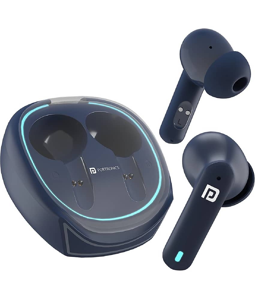 Portronics Harmonics Twins S11 On Ear TWS Blue